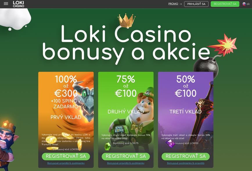 Bonusy Loki Casino