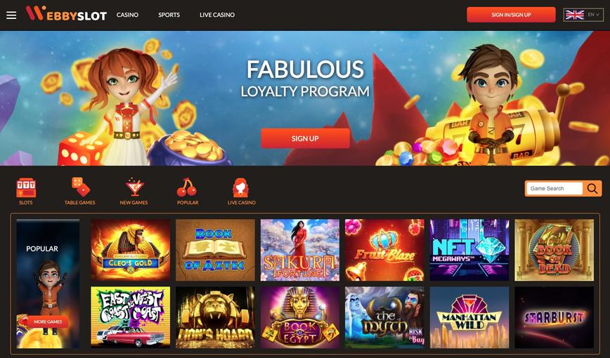 Webbyslot Casino