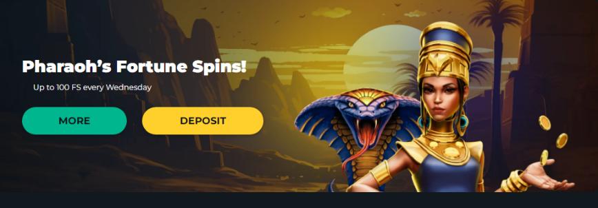 Pharaoh's Fortune Spins!